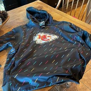 KC Chiefs hoodie.
